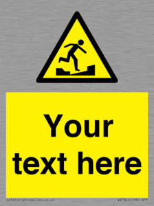 Custom warning uneven surface